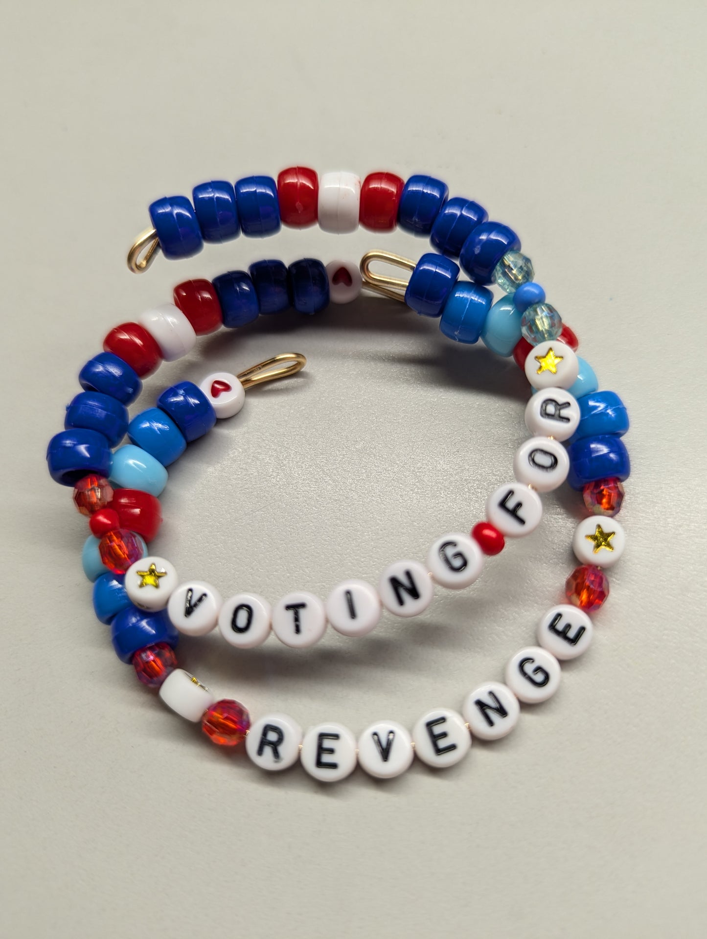 Vote Harris Walz Fanship Spangle™ Bangle Sets