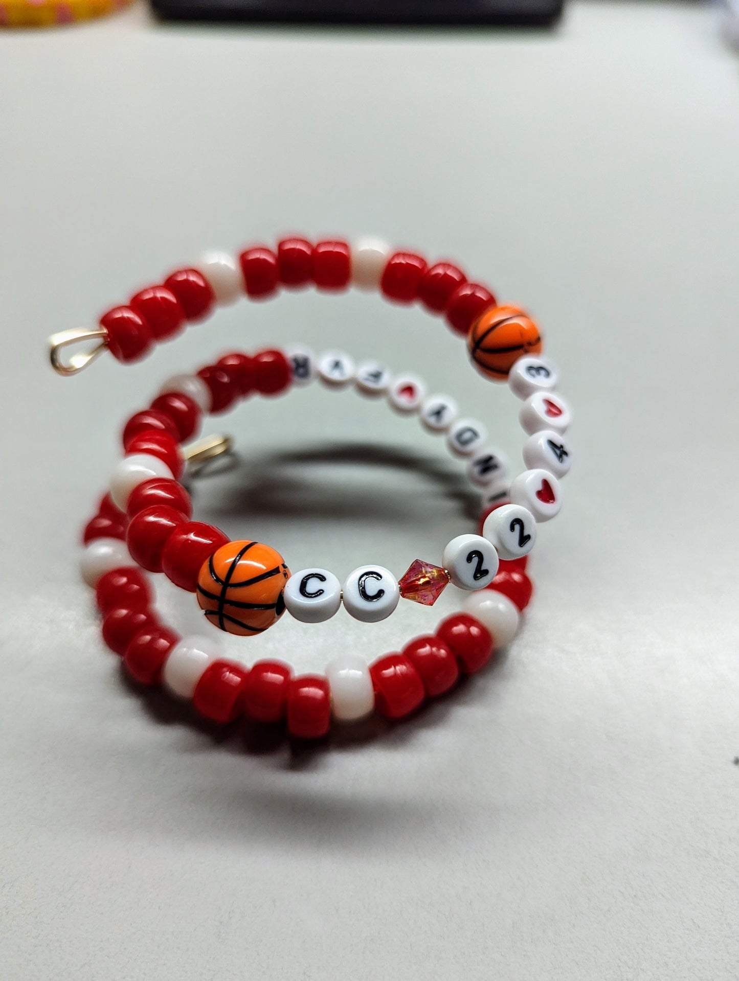 Caitlin Clark Indiana Fever WNBA Spangle™ bangle bracelet