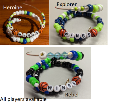 Custom Pick-A-Player WNBA Jersey Bracelet bangle bracelet