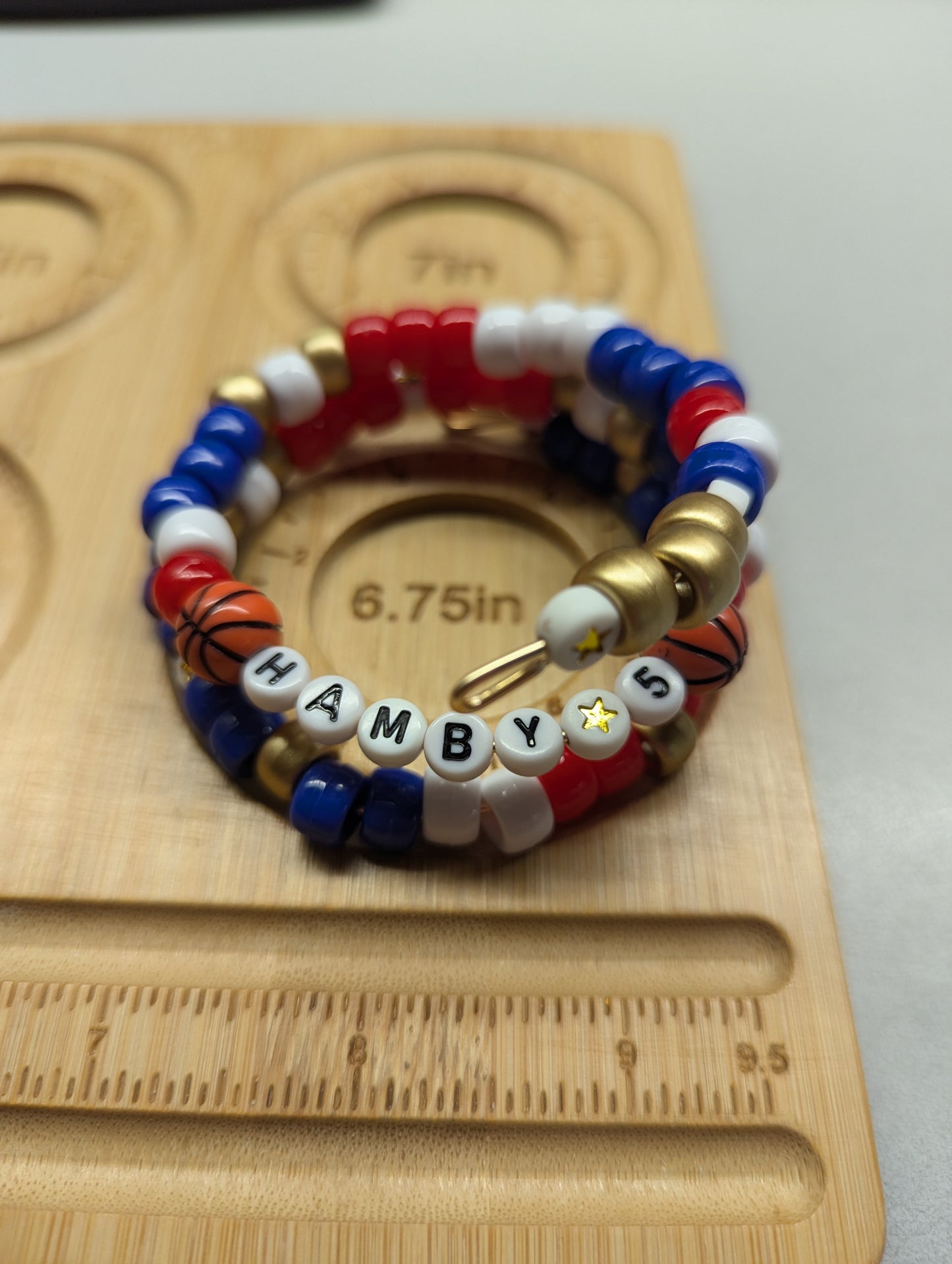 Team USA Women's 3x3 2024 Olympics Basketball Team Fanship Spangle™ bangle bracelet