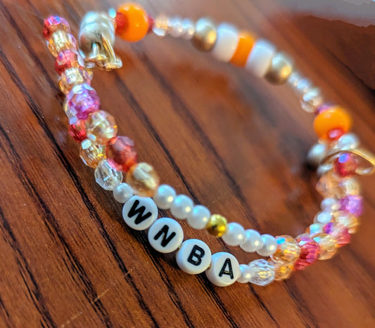 WNBA Bejeweled Double Hinge Fanship Bangle™